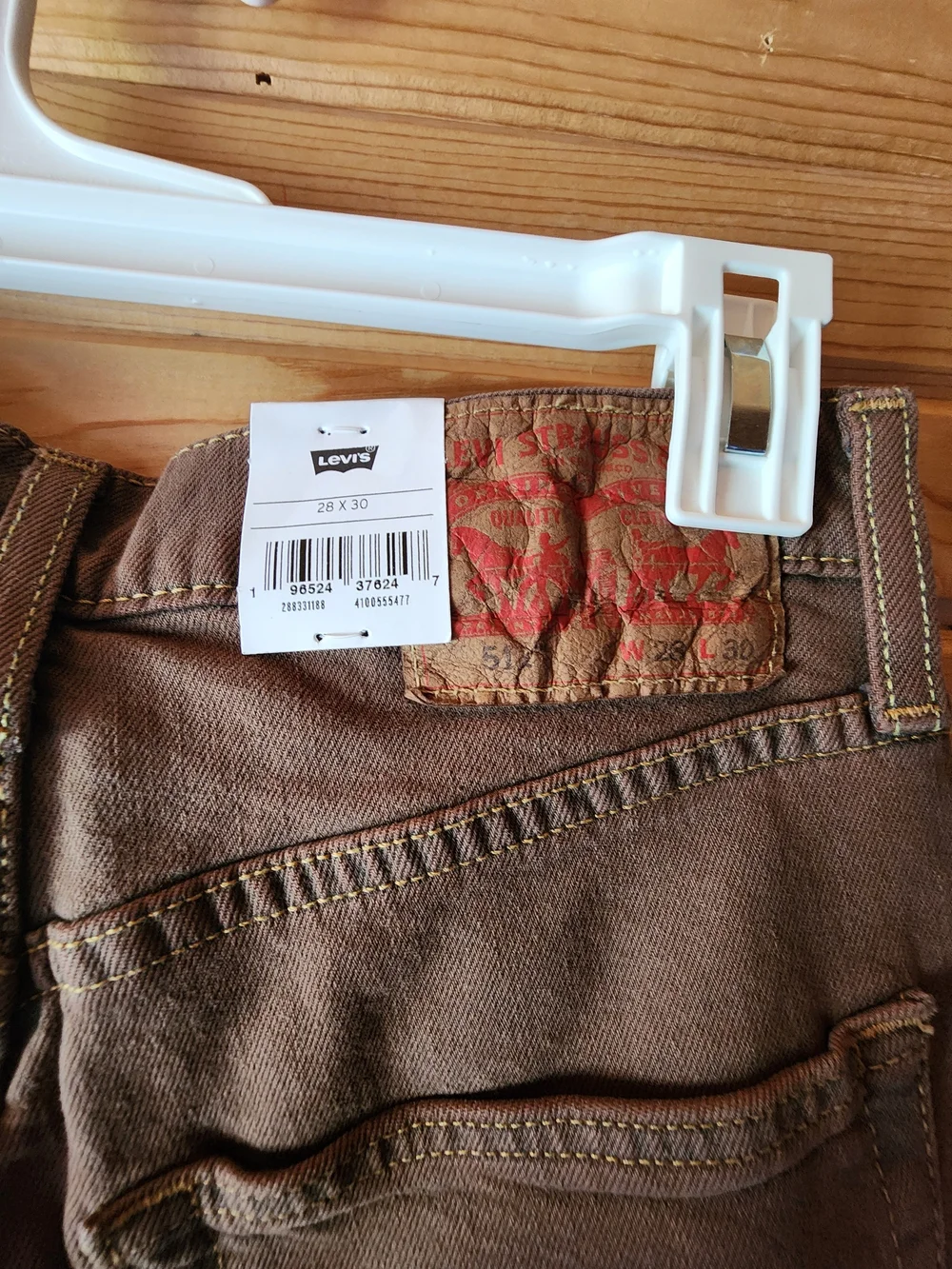 Levi's Men's Slim Straight Brown Jeans